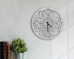 BK Gift Dekoratif 45cm Ahşap Duvar Saati-126