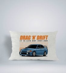 BK Gift Drag N Drift Tasarımlı Dikdörtgen Araç Koltuk Yastığı-1