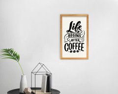 BK Home Coffee Tasarımlı Dekoratif Retro Ahşap Tablo-49