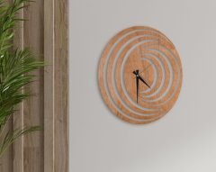 BK Gift Dekoratif 45cm Ahşap Duvar Saati-122