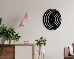 BK Gift Dekoratif 45cm Ahşap Duvar Saati-121