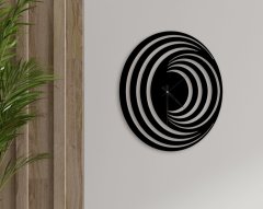 BK Gift Dekoratif 45cm Ahşap Duvar Saati-121