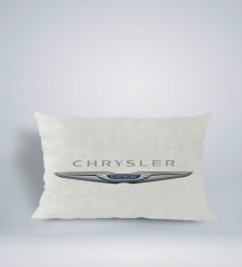 BK Gift Chrysler Tasarımlı Dikdörtgen Araç Koltuk Yastığı-1