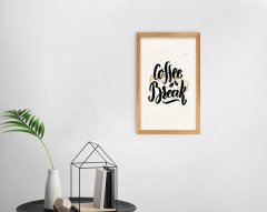 BK Home Coffee Tasarımlı Dekoratif Retro Ahşap Tablo-45