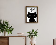 BK Home Doğal Masif Ahşap Çerçeveli Tablo 45x65cm-9