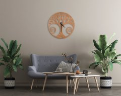 BK Gift Dekoratif 45cm Ahşap Duvar Saati-118