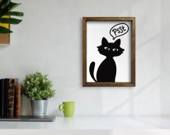 BK Home Doğal Masif Ahşap Çerçeveli Tablo 45x65cm-8