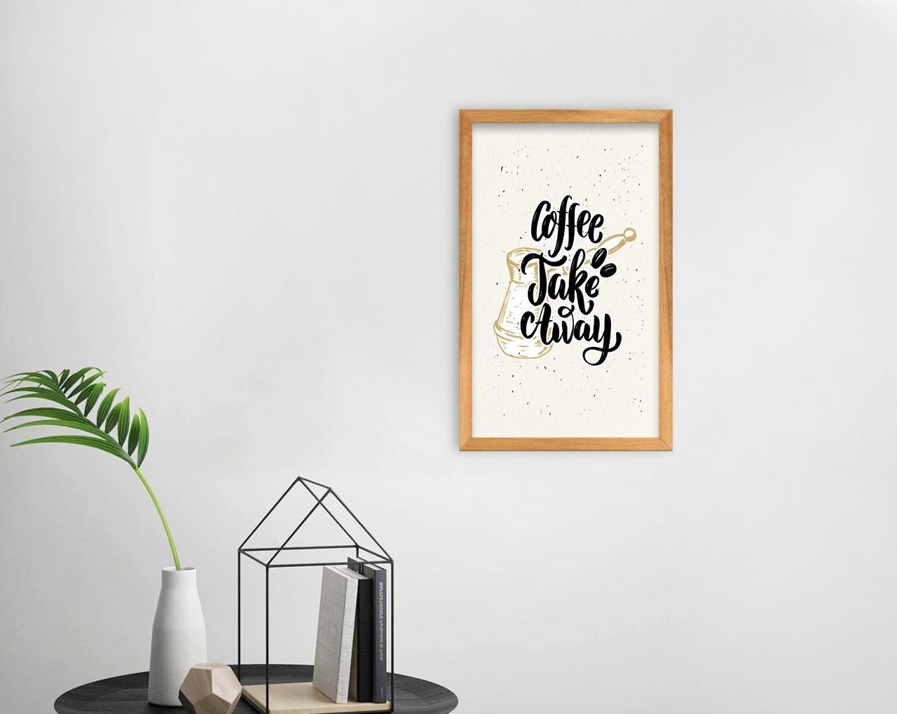 BK Home Coffee Tasarımlı Dekoratif Retro Ahşap Tablo-43