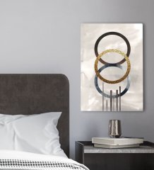 BK Gift Yatak Odası Konseptli Kanvas Tablo 30x50cm-72