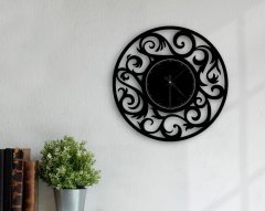 BK Gift Dekoratif 45cm Ahşap Duvar Saati-115