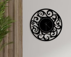 BK Gift Dekoratif 45cm Ahşap Duvar Saati-115
