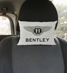 BK Gift Bentley Tasarımlı Dikdörtgen Araç Koltuk Yastığı-1