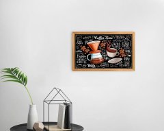 BK Home Coffee Tasarımlı Dekoratif Retro Ahşap Tablo-39