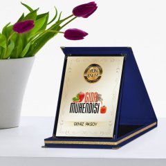 Kişiye Özel Yılın En İyi Gıda Mühendisi Lacivert Plaket Ödülü