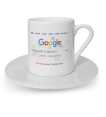 Kişiye Özel Google Dünyanın En İyi Öğretmeni Türk Kahvesi Fincanı