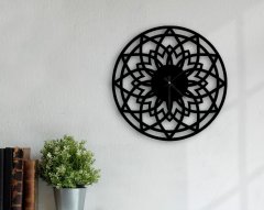 BK Gift Dekoratif 45cm Ahşap Duvar Saati-109