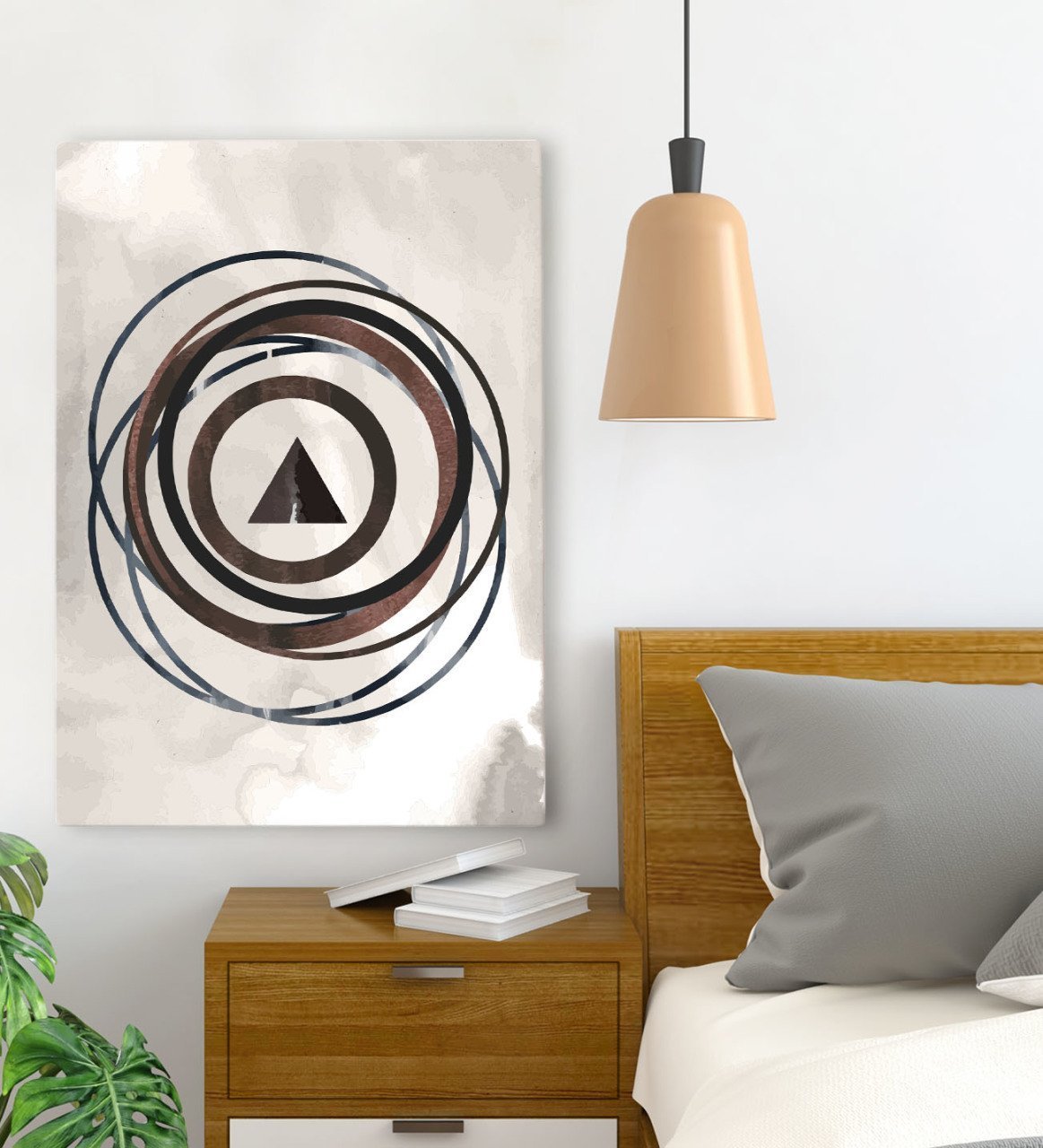 BK Gift Yatak Odası Konseptli Kanvas Tablo 70x100cm-69