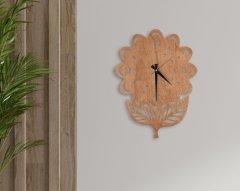 BK Gift Dekoratif 45cm Ahşap Duvar Saati-108