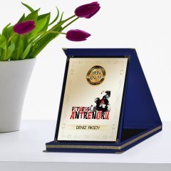 Kişiye Özel Yılın En İyi Fitness Antrenörü Lacivert Plaket Ödülü - 1