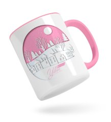 Kişiye Özel Yılbaşı Mutlu Yıllar Pembe Kupa Bardak-24