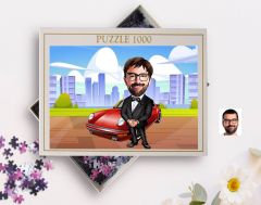 BK Gift Kişiye Özel Baba Tasarımlı 1000 Parça Profesyonel Puzzle-9, 1000 Puzzle, Arkadaşa Hediye