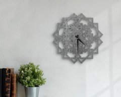 BK Gift Dekoratif 45cm Ahşap Duvar Saati-106
