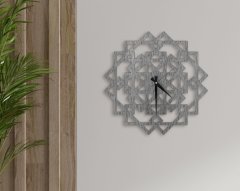 BK Gift Dekoratif 45cm Ahşap Duvar Saati-106