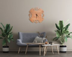 BK Gift Dekoratif 45cm Ahşap Duvar Saati-104