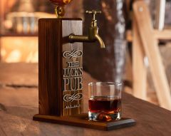BK Gift Kişiye Özel Kabartma İsimli Musluklu Doğal Ahşap İçki Standı, Home Bar, Viski Çeşmesi, İçecek Dispenseri, Ahşap İçecek Çeşmesi-39