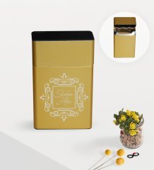 Kişiye Özel İsimli Gold Metal Sigara Tabakası - 1