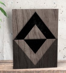 BK Gift Modern Art Tasarımlı Dekoratif Mini Kanvas Tablo 15x20cm-10