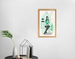 BK Home Coffee Tasarımlı Dekoratif Retro Ahşap Tablo-28