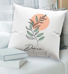 BK Gift Kişiye Özel İsimli Beyaz Kırlent Yastık, Ev Hediyesi, Ev Dekorasyonu, Dekoratif Hediye-14
