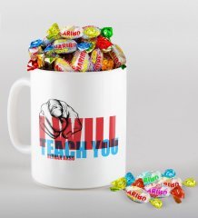 Kişiye Özel İngilizce Öğretmeni Kupa ve Haribo Şeker Hediye Seti-11