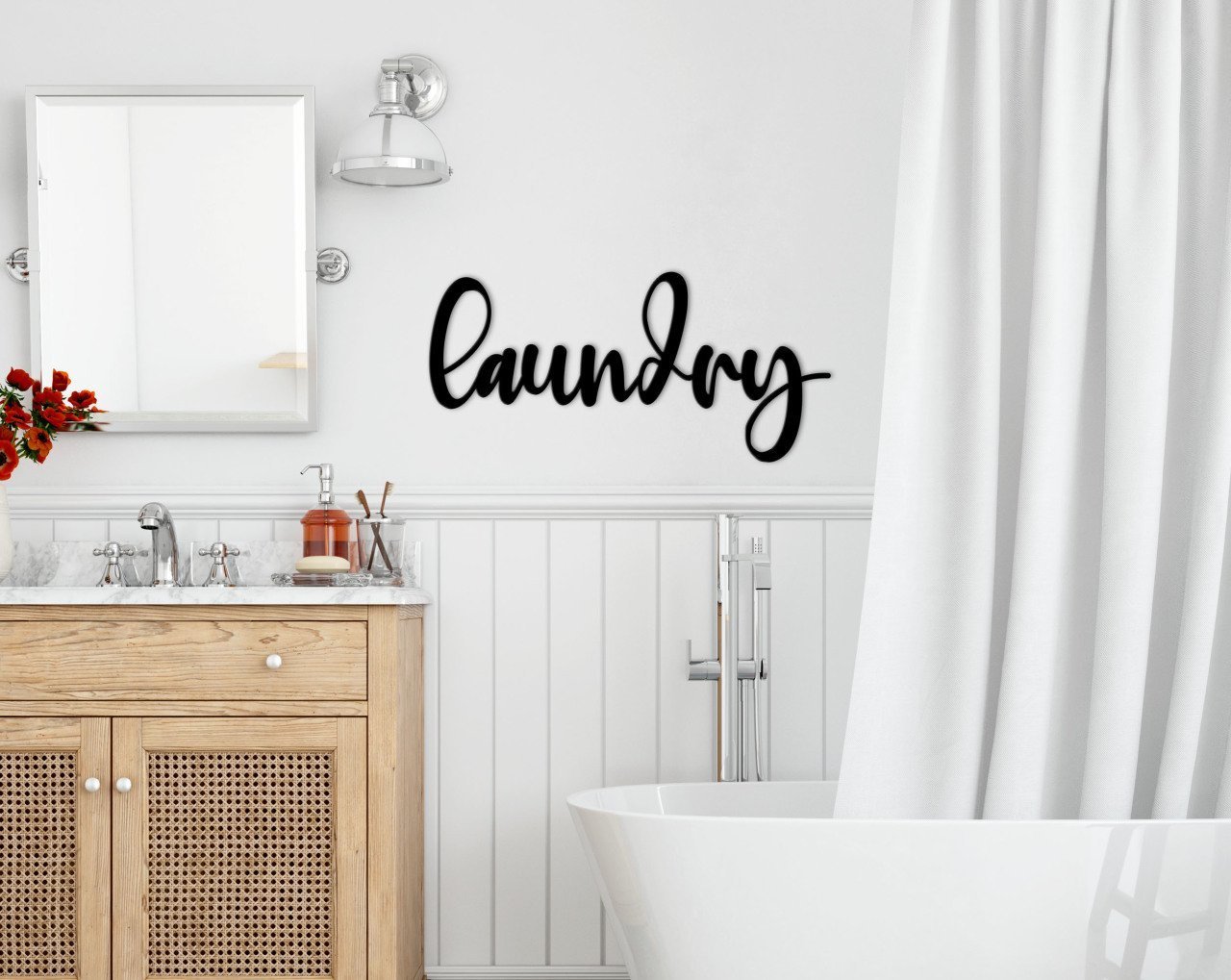 BK Home Laundry Duvar Yazısı-1