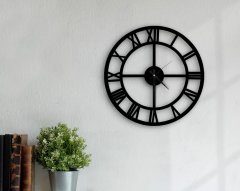 BK Gift Dekoratif 45cm Ahşap Duvar Saati-100
