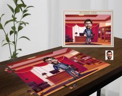 BK Gift Kişiye Özel Baba Tasarımlı 1000 Parça Profesyonel Puzzle-2, 1000 Puzzle, Arkadaşa Hediye
