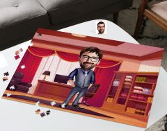 BK Gift Kişiye Özel Baba Tasarımlı 1000 Parça Profesyonel Puzzle-2, 1000 Puzzle, Arkadaşa Hediye