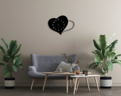 BK Gift Dekoratif 45cm Ahşap Duvar Saati-99