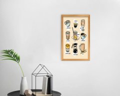 BK Home Coffee Tasarımlı Dekoratif Retro Ahşap Tablo-23