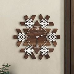 BK Gift Kişiye Özel İsimli Dekoratif 45cm Ahşap Duvar Saati-15 , Ev hediyesi , Arkadaşa Hediye , Sevgiliye Hediye