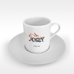 Kişiye Özel Mesleki Jokey Türk Kahvesi Fincanı