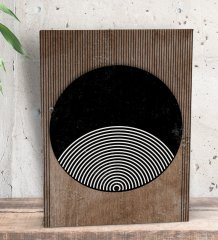 BK Gift Modern Art Tasarımlı Dekoratif Mini Kanvas Tablo 15x20cm-1