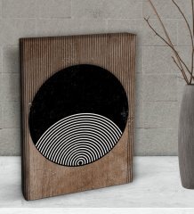 BK Gift Modern Art Tasarımlı Dekoratif Mini Kanvas Tablo 15x20cm-1