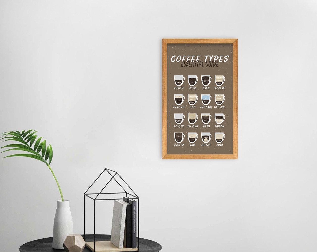 BK Home Coffee Tasarımlı Dekoratif Retro Ahşap Tablo-22