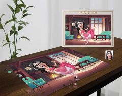 BK Gift Kişiye Özel Anne Tasarımlı 1000 Parça Profesyonel Puzzle-1, 1000 Puzzle, Arkadaşa Hediye