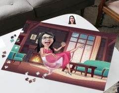 BK Gift Kişiye Özel Anne Tasarımlı 1000 Parça Profesyonel Puzzle-1, 1000 Puzzle, Arkadaşa Hediye