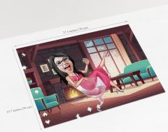 BK Gift Kişiye Özel Anne Tasarımlı 1000 Parça Profesyonel Puzzle-1, 1000 Puzzle, Arkadaşa Hediye