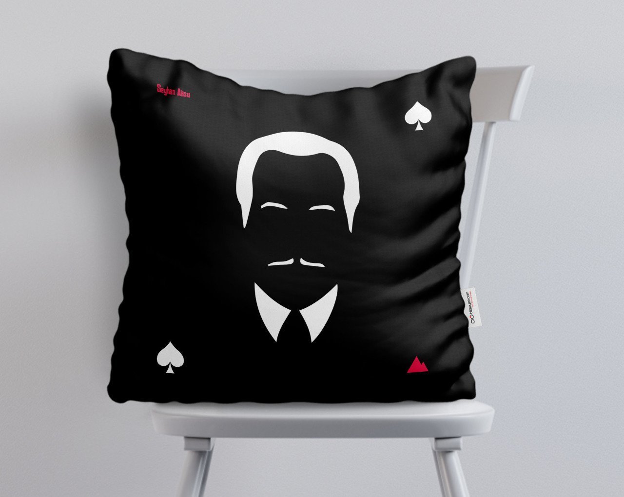 Kişiye Özel Godfather Baba Tasarımlı Beyaz Yastık-14