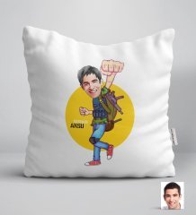 Kişiye Özel Erkek PUBG Karikatürlü Yastık-3